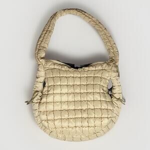 Sol And Selene Revive Hobo Puffer Tote Bag Purse Quilted Nylon - Excellent Cond.